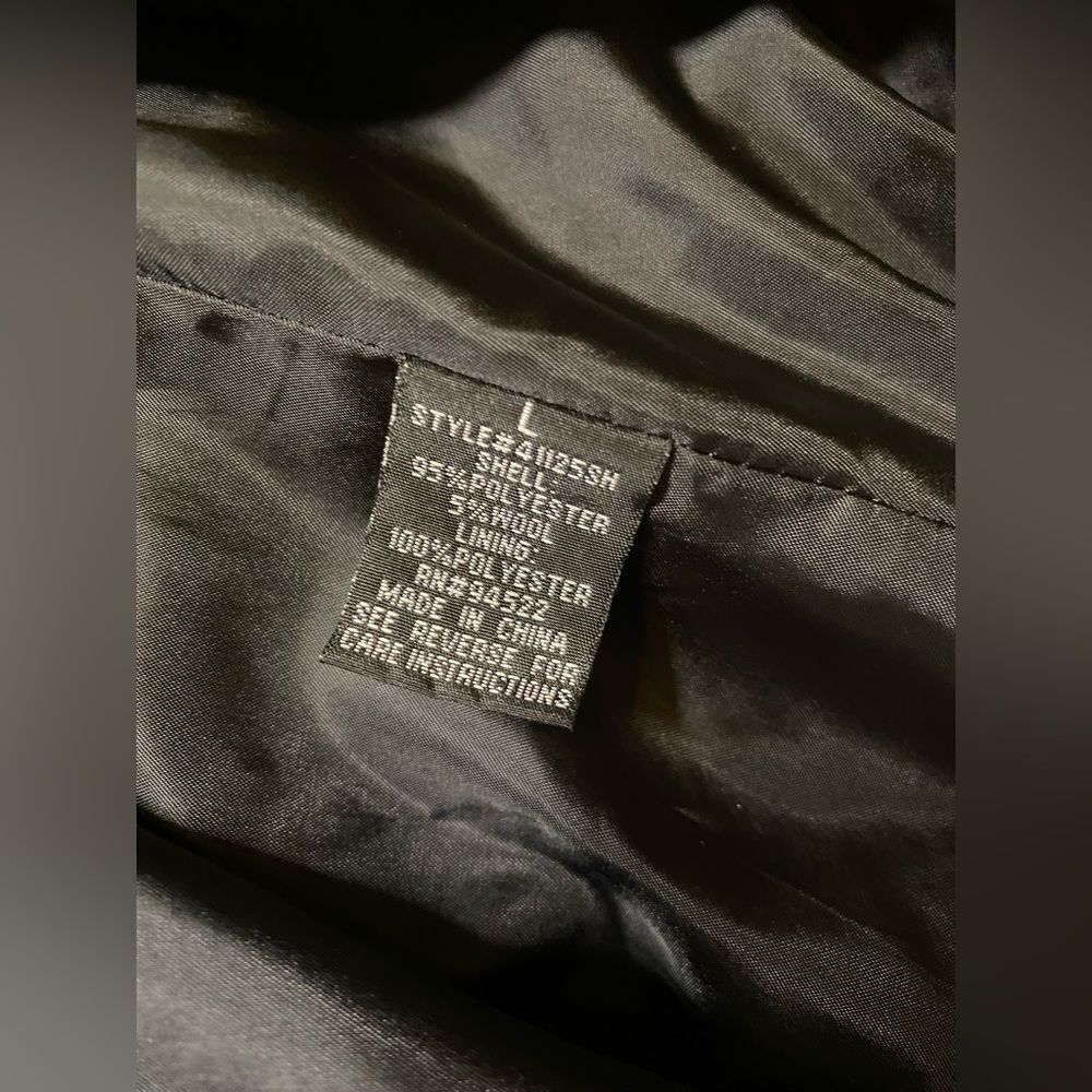 Long grey pea coat - Picture 7 of 8